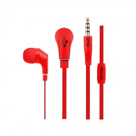 AUDIFONOS VORAGO EP-103 ROJO 3.5MM