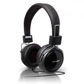 DIADEMA VORAGO HP-300C ALTA FIDELIDAD CON MIC NEGRO (2 JACKS)