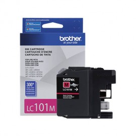 CARTUCHO DE TINTA BROTHER LC101M MAGENTA RENDIMIENTO DE 300 PAG P/J870