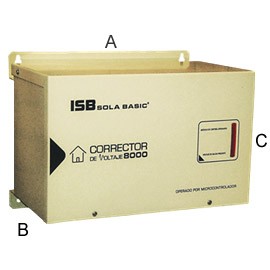 CORRECTOR  DE VOLTAJE SOLA BASIC, 15-81-120-8000, 8000VA, ENTRADA 120V
