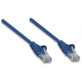 CABLE PATCH CAT 5E, UTP 5.0F (1.5MTS) INTELLINET COLOR AZUL 338400