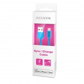 CABLE ADATA LIGHTNING APPLE 1M AZUL ( AMFIPL-100CM-CBL)