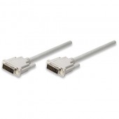 CABLE MANHATTAN DVI D ENLACE DUAL M-M 1.8M 328838