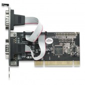 TARJETA SERIAL MANHATTAN PCI 2 PTOS DB9*2 158213