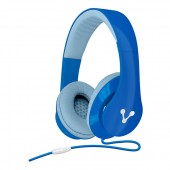 DIADEMA VORAGO ALTA  FIDELIDAD HP-204 AZUL CABLE PLANO MANOS LIBRES