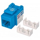 JACK DE IMPACTO UTP CAT6 CALIBE 22 AL 26 AWG INTELLINET AZUL 210737