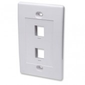 TAPA PARA CAJA 2 PERFORACION MONTAJE AL RAS INTELLINET BLANCO 163293