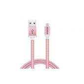 CABLE ADATA MICRO USB 1M ROSA (AMUCAL-100CMK-CRG)