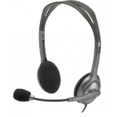 DIADEMA LOGITECH H111 STEREO C/MICROFONO GRIS 3.5 (981-000612)