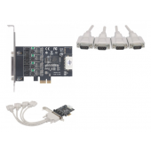 TARJETA SERIAL MANHATTAN PCI EXPRESS 4 PUERTOS 152105