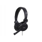 AUDIFONO DIADEMA VORAGO ALTA FIDELIDAD HS-201 CON MICROFONO NEGROS