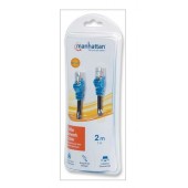 CABLE PATCH CAT 5E, UTP 7.0 F (2.0MTS) MANHATTAN COLOR NEGRO 732642