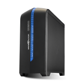 GABINETE GAME FACTOR CSG500 AZUL mATX USB 3.0,1 VENT 120MM S/FTE