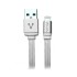 CABLE VORAGO CAB-119 BLANCO USB-APPLE LIGHTNING 1 METRO BLANCO BOLSA