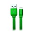 CABLE VORAGO CAB-119 VERDE USB-APPLE LIGHTNING 1 METRO VERDE BOLSA