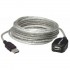 CABLE USB V2.0 MANHATTAN EXT ACTIVA 4.9M 519779