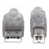 CABLE USB MANHATTAN V2.0 A-B  5.0M PLATA 345408